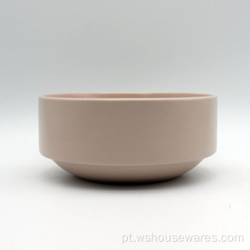 Projetar tigela de porcelana de textura de pedra de estilo japonês